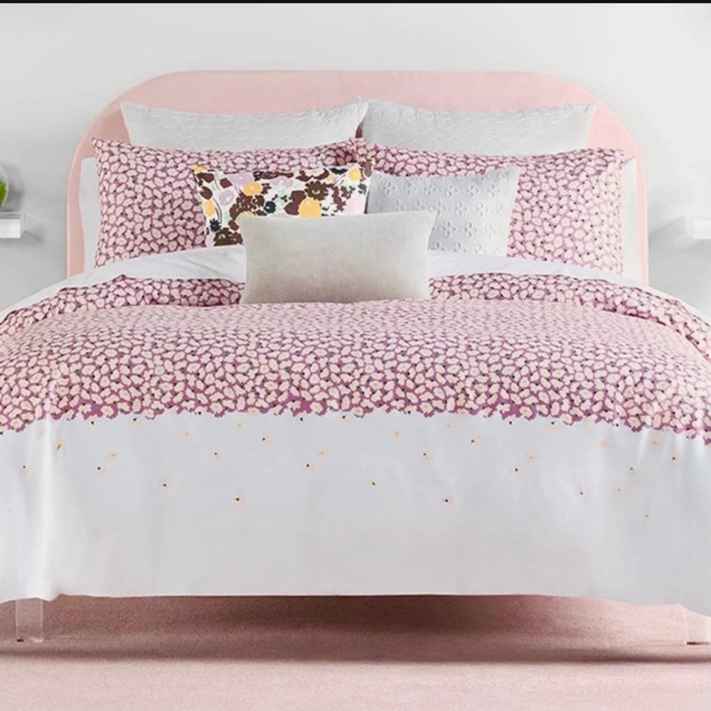 KATE SPADE NEW YORK carnation comforter/shams KING - Picture 1 of 3